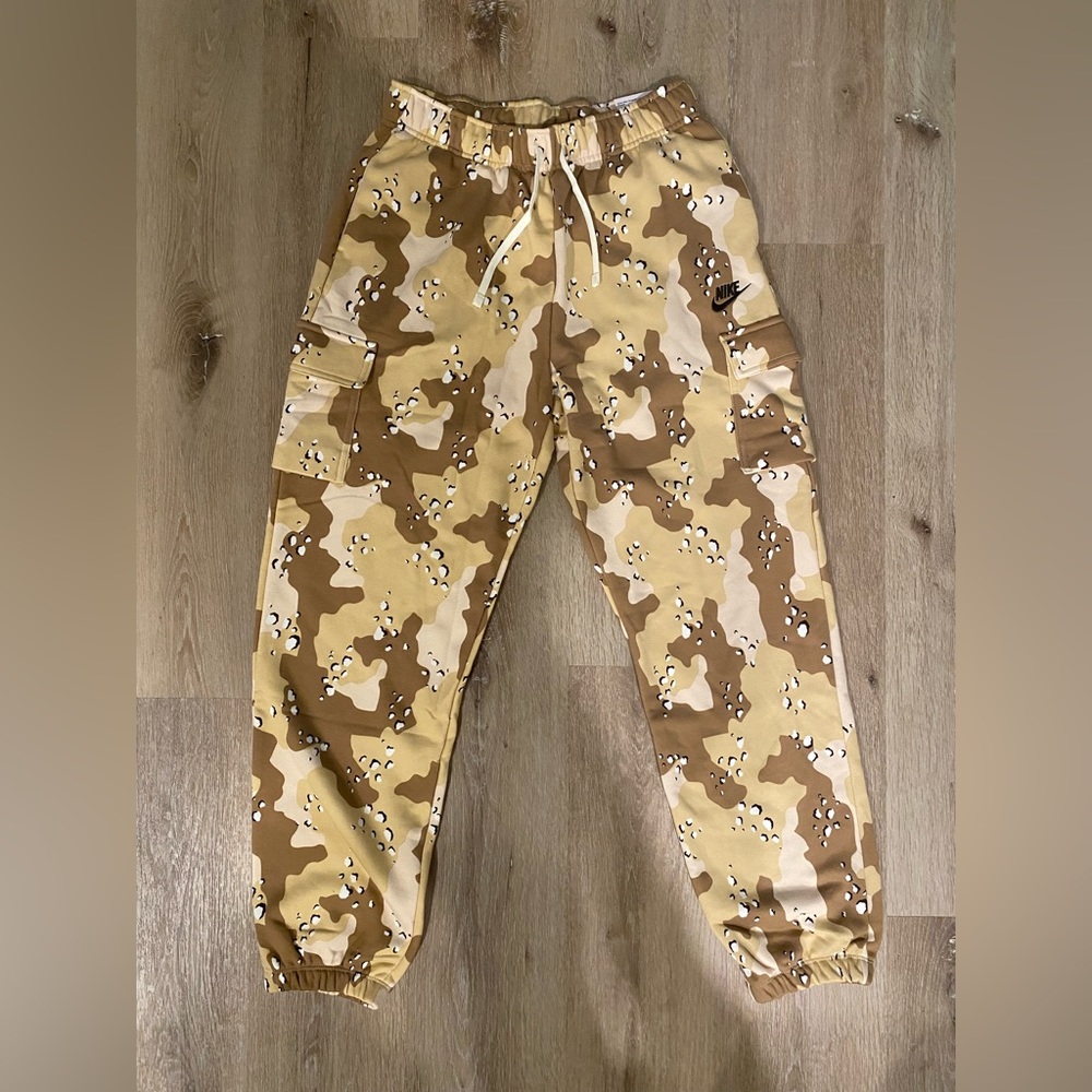 Nike Beige/Brown Oversized Sweatpants | Color: Tan | Size: S |